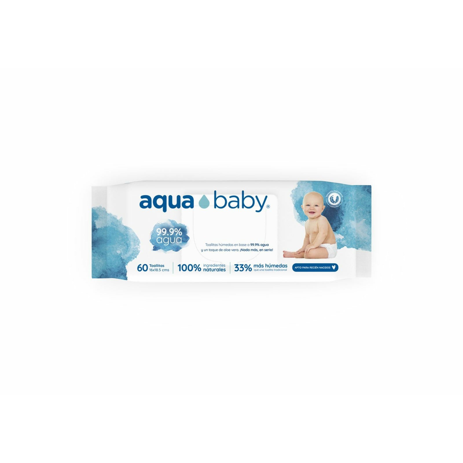 Caja de 24 Bolsas de 60 Toallitas Húmedas Aqua Baby - Aqua Baby