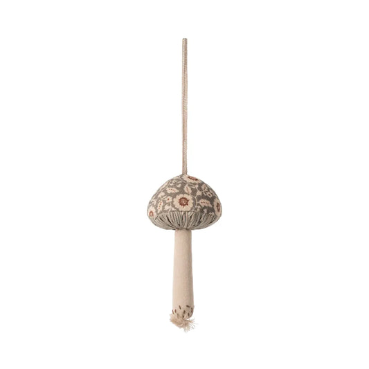 Mushroom ornament - Winter flower green