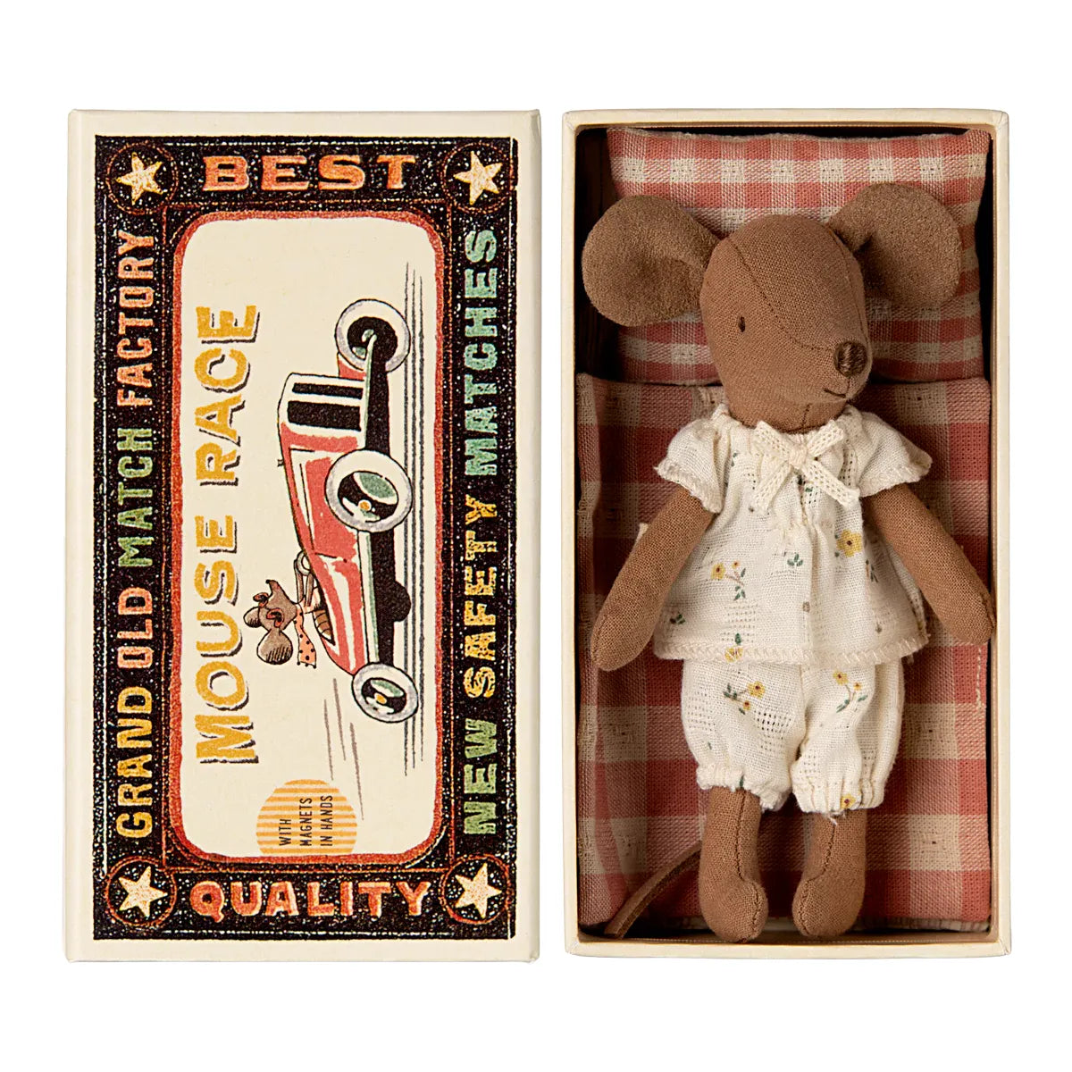 Ratoncito - Big Sister in a matchbox Pijamas White