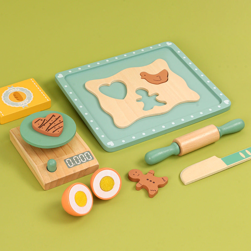 Set para hacer galletas madera