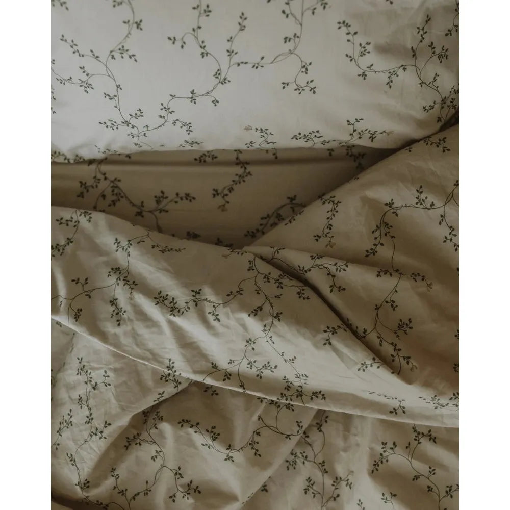 Funda de plumón percale cuna Junior - Botany