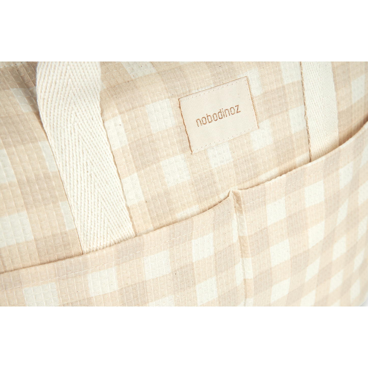 Bolso cambiador impermeable Gala - Ivory Checks