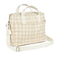 Bolso cambiador impermeable Gala - Ivory Checks