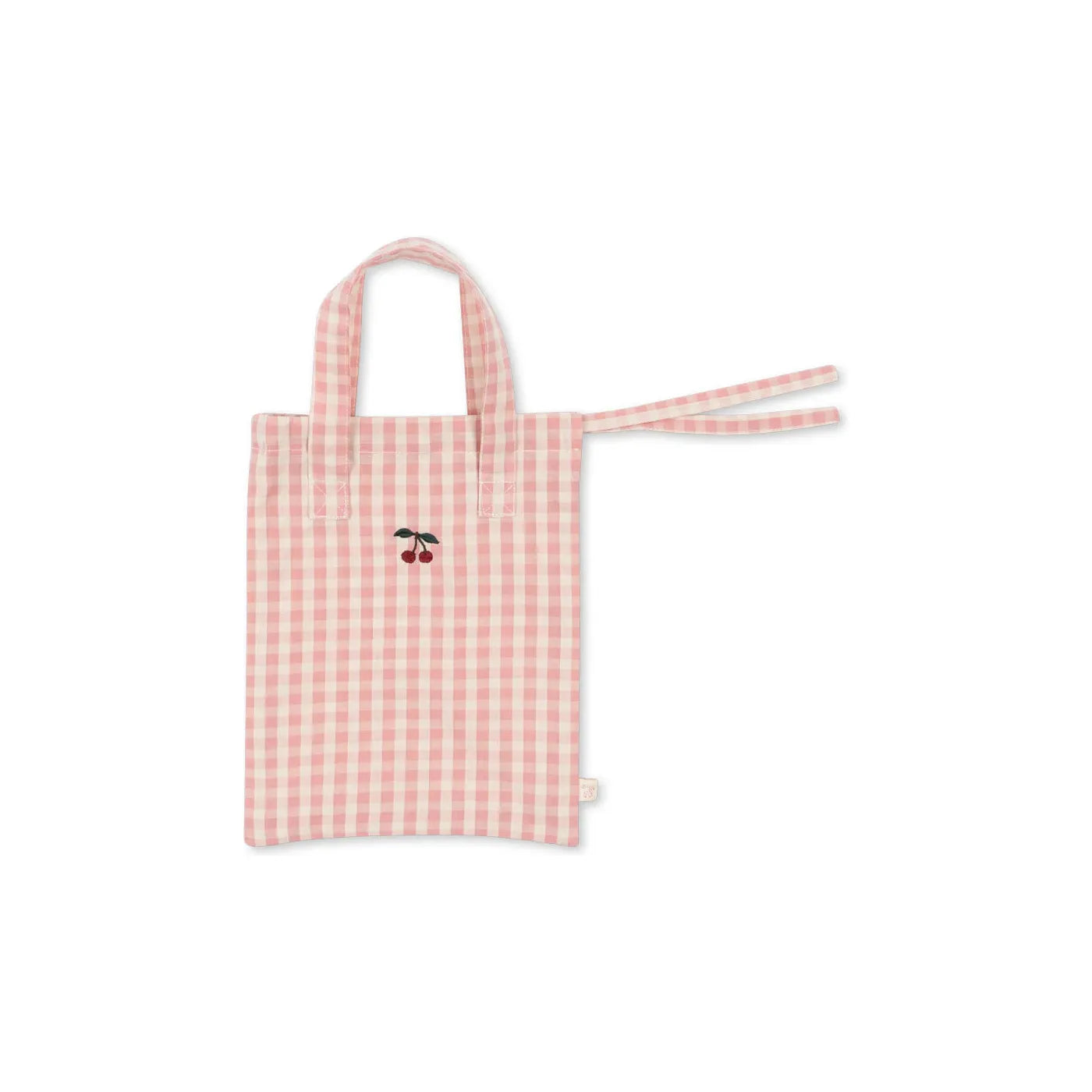 Ropa de Cama para Muñecas - Powder pink check