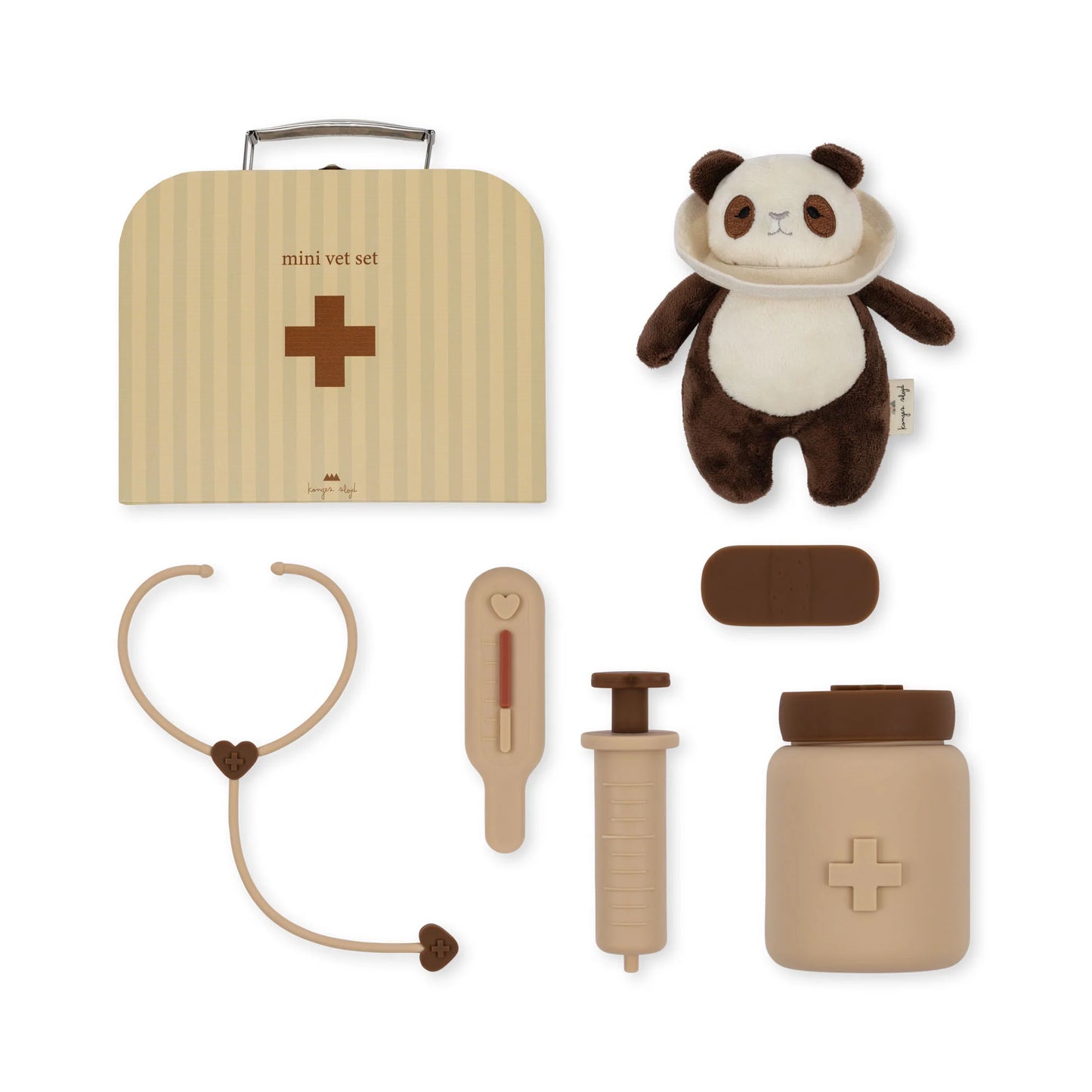 Set veterinario silicona - panda